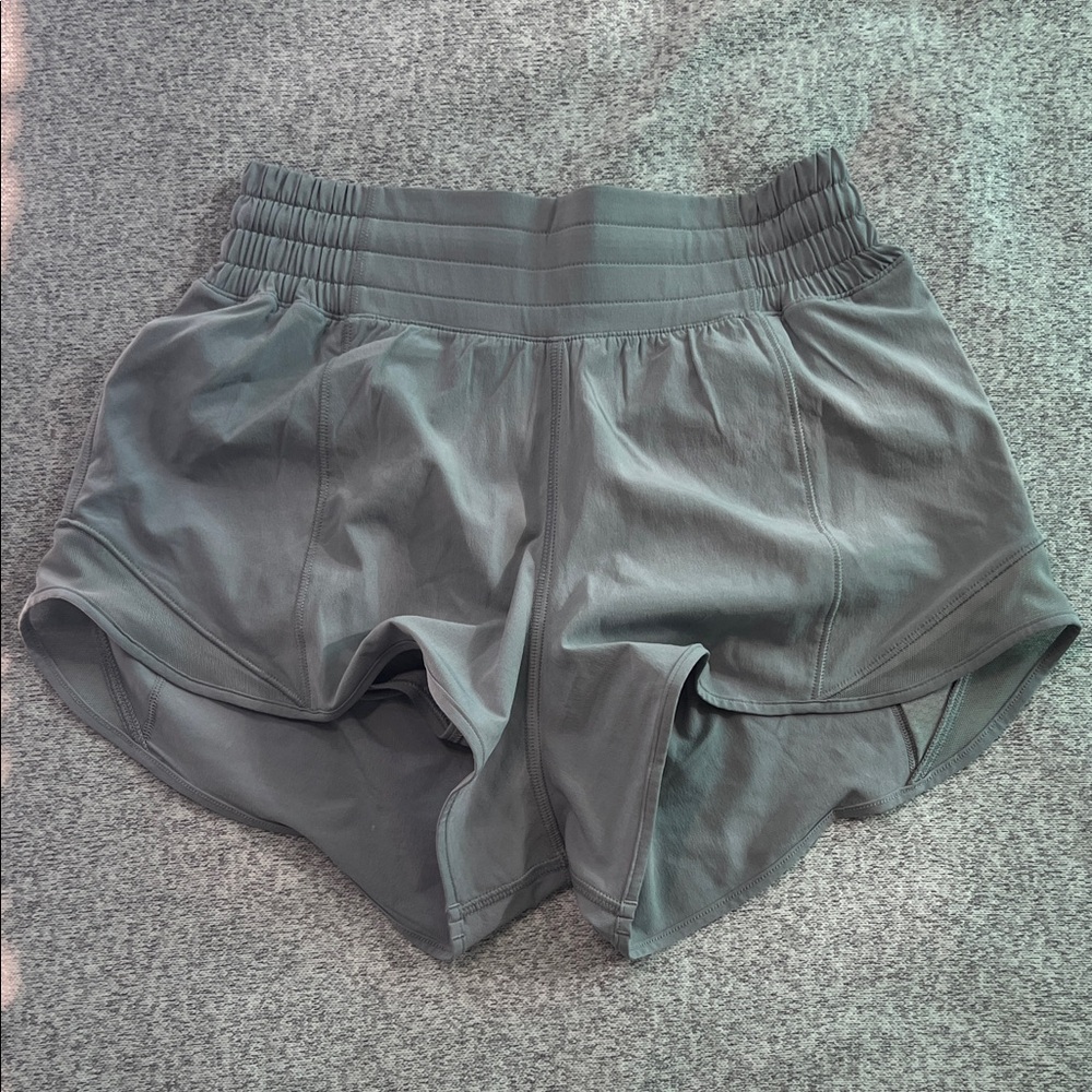 Lululemon Gray Hottie Hot Shorts